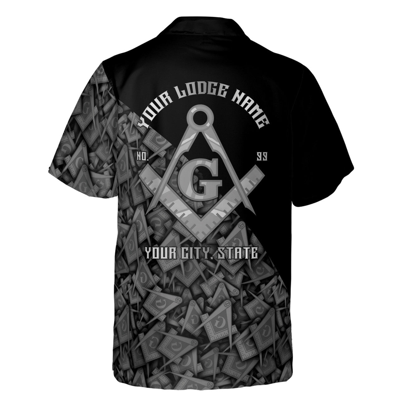 Customized Masonry Master Mason Multi-color Hawaiian Shirt S-5XL - FUKAMASONIC