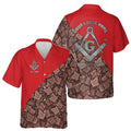 Customized Masonry Master Mason Multi-color Hawaiian Shirt S-5XL - FUKAMASONIC