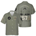 Customized Name Mason Making Good Man Better 357 Hawaiian Shirt S-5XL - FUKAMASONIC