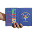 Customize Name OES Order Of The Eastern Star Leather Passport Holder - FUKAMASONIC
