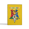 Custom Name OES Sistars Order Of The Eastern Star Leather Passport Holder - FUKAMASONIC