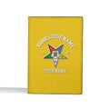 Custom Name OES Sistars Order Of The Eastern Star Leather Passport Holder - FUKAMASONIC
