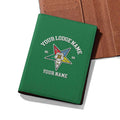 Custom Name OES Sistars Order Of The Eastern Star Leather Passport Holder - FUKAMASONIC