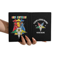 Custom Name OES Sistars Order Of The Eastern Star Leather Passport Holder - FUKAMASONIC
