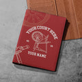 Custom Name Court Heroines of Jericho HOJ Leather Passport Holder - FUKAMASONIC