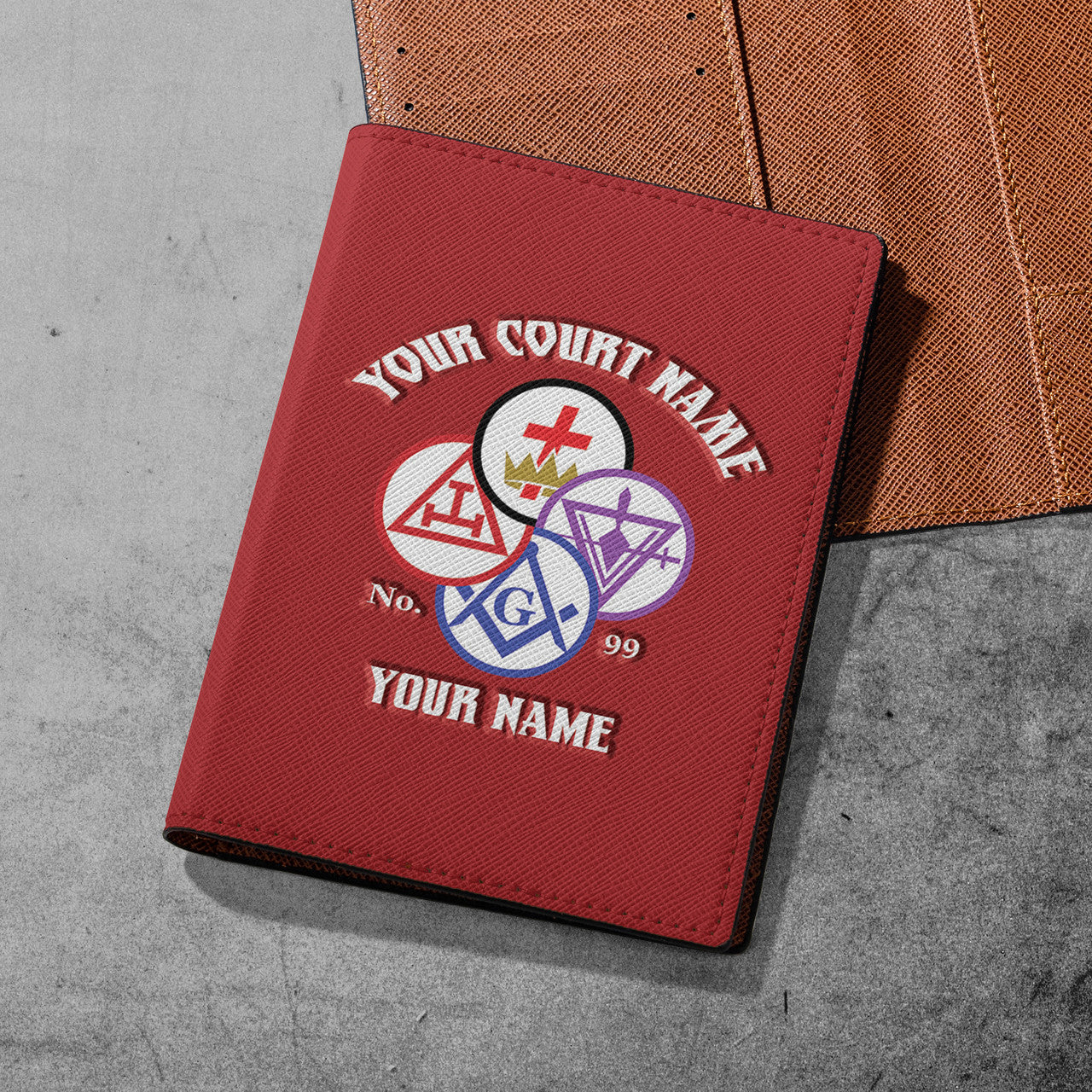 York Rite Mason Freemasonry Passport Holder - FUKAMASONIC