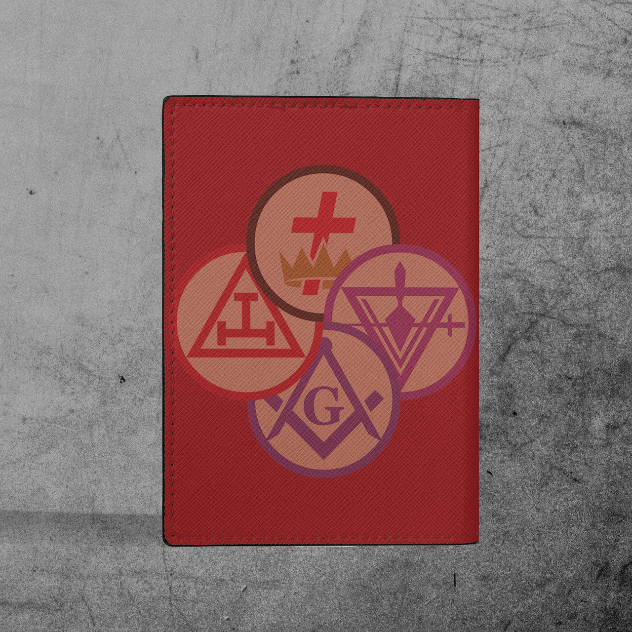 York Rite Mason Freemasonry Passport Holder - FUKAMASONIC