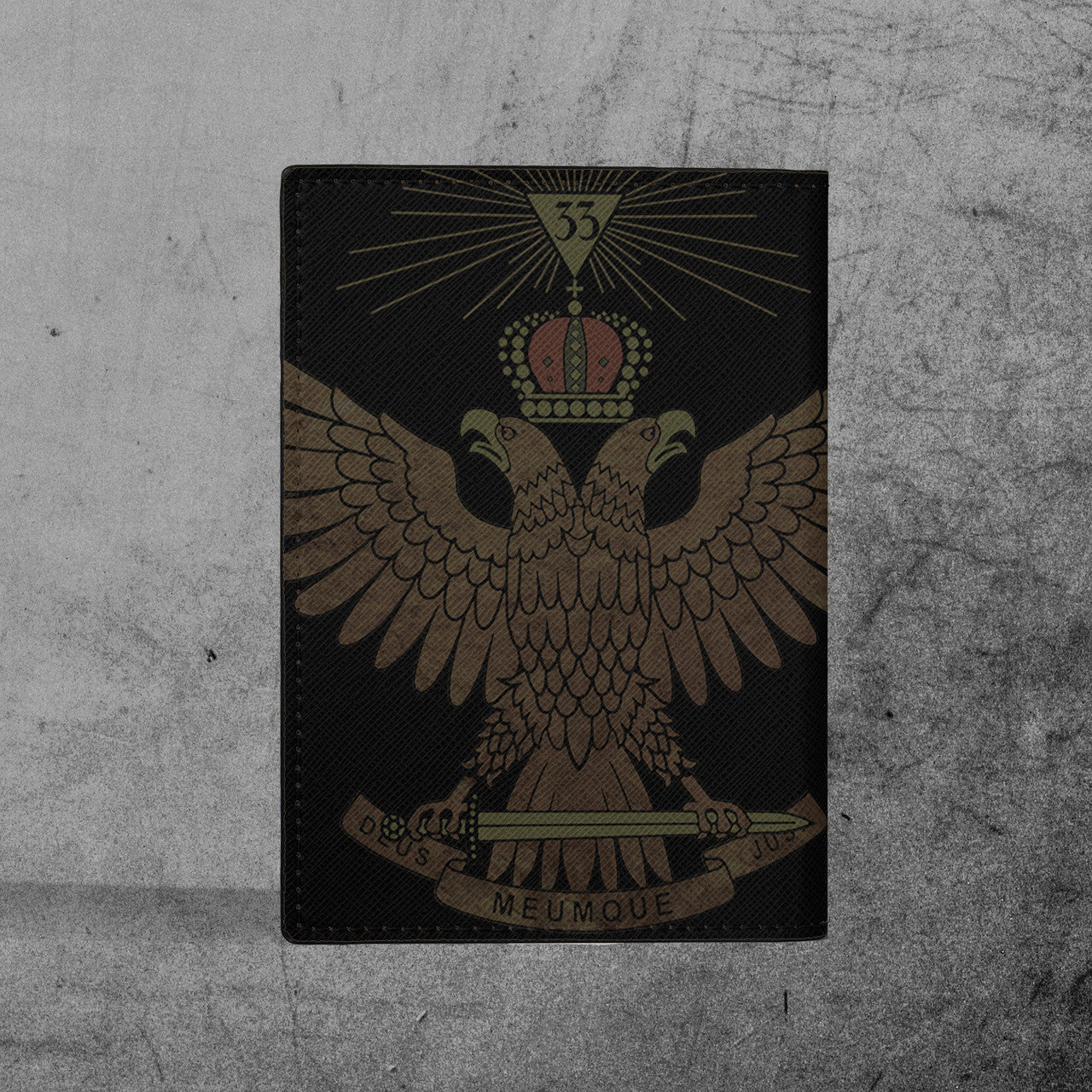 Scottish Rite 33 Degree Masonry Passport Holder - FUKAMASONIC