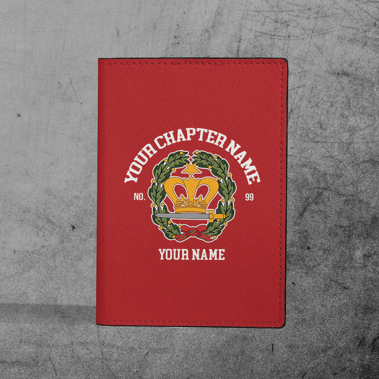 Order Of The Amaranth Masonic Passport Holder - FUKAMASONIC
