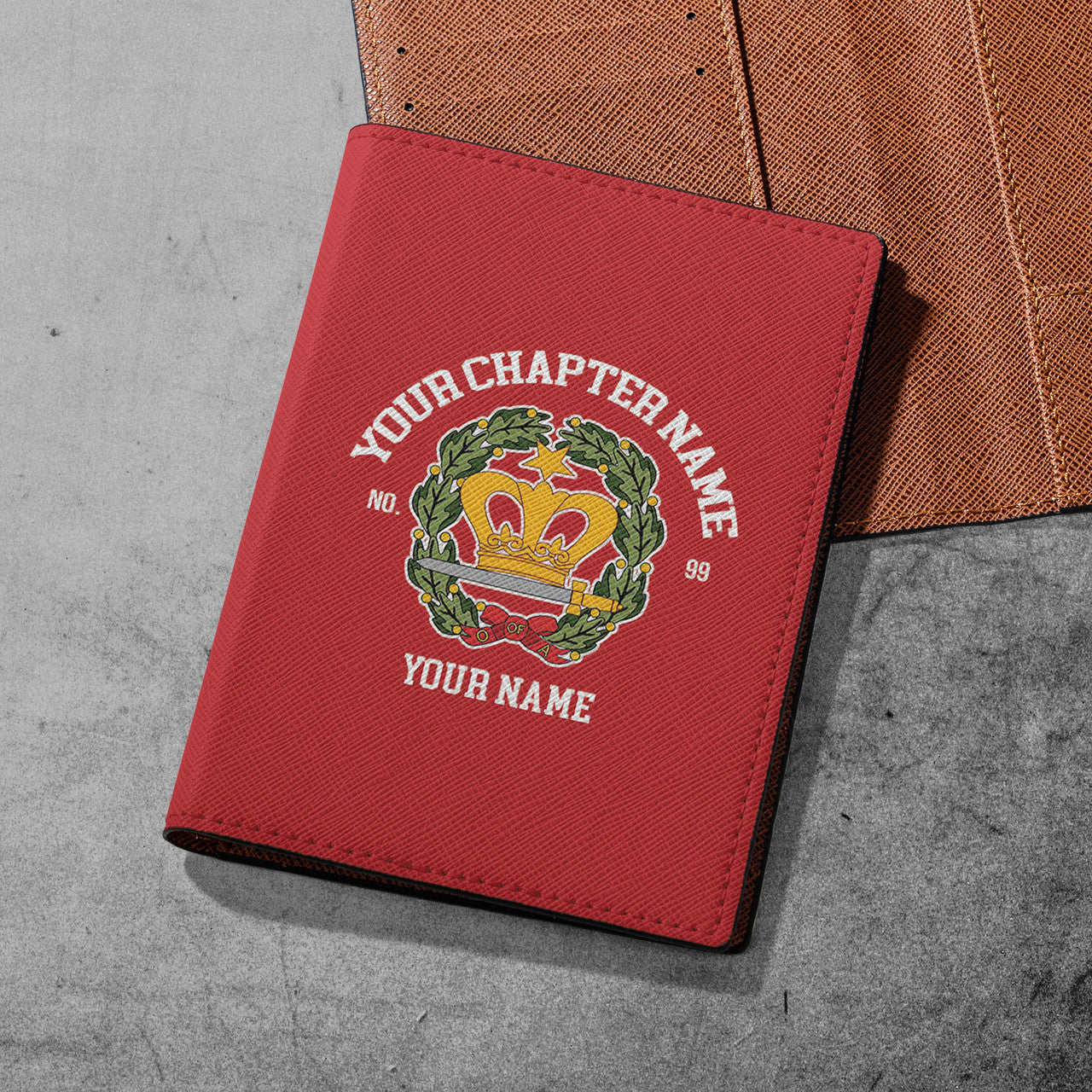 Order Of The Amaranth Masonic Passport Holder - FUKAMASONIC