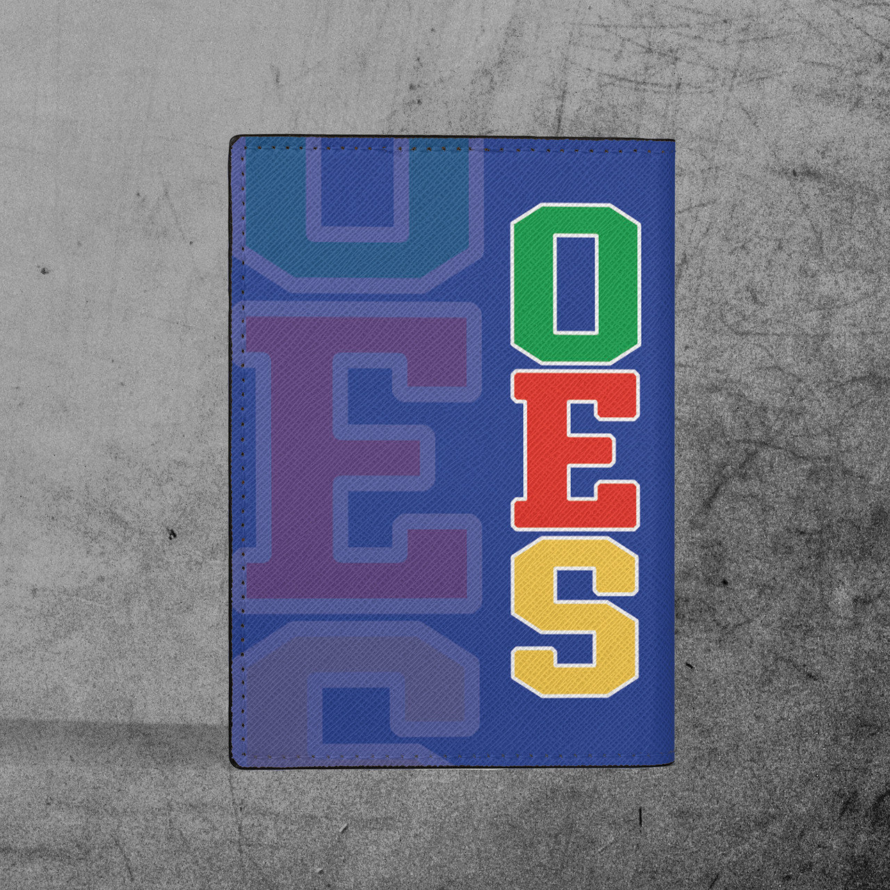 Personalized OES Masonic Past Patron Passport Holder - FUKAMASONIC