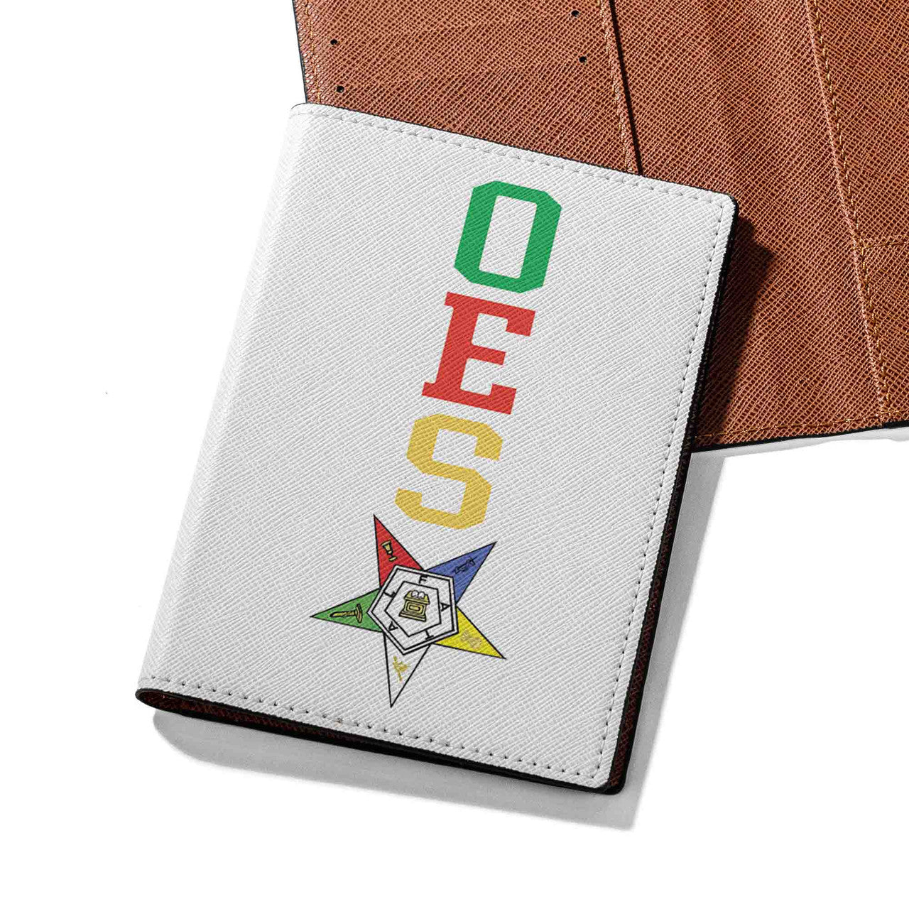 A Lot Change Me Order of the Eastern Star OES Pentagon Down Passport Holder - FUKAMASONIC