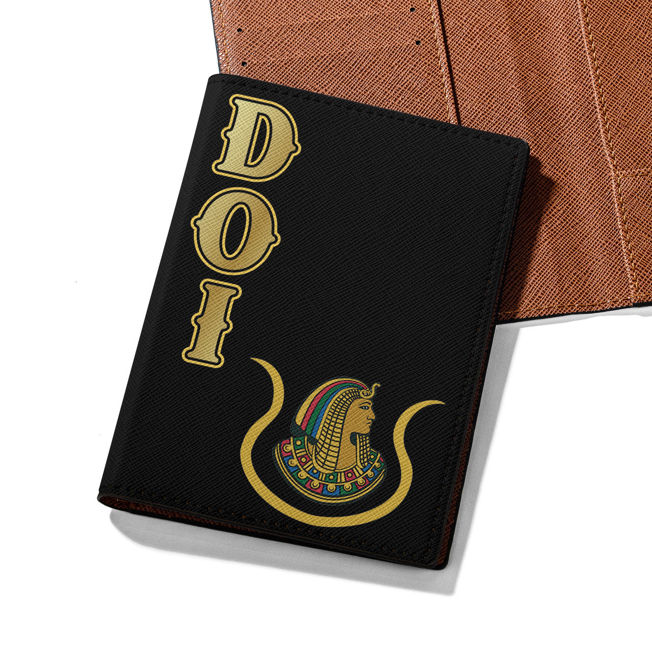 Multi-color Shriner Daughters Ancient Egypt Passport Holder - FUKAMASONIC