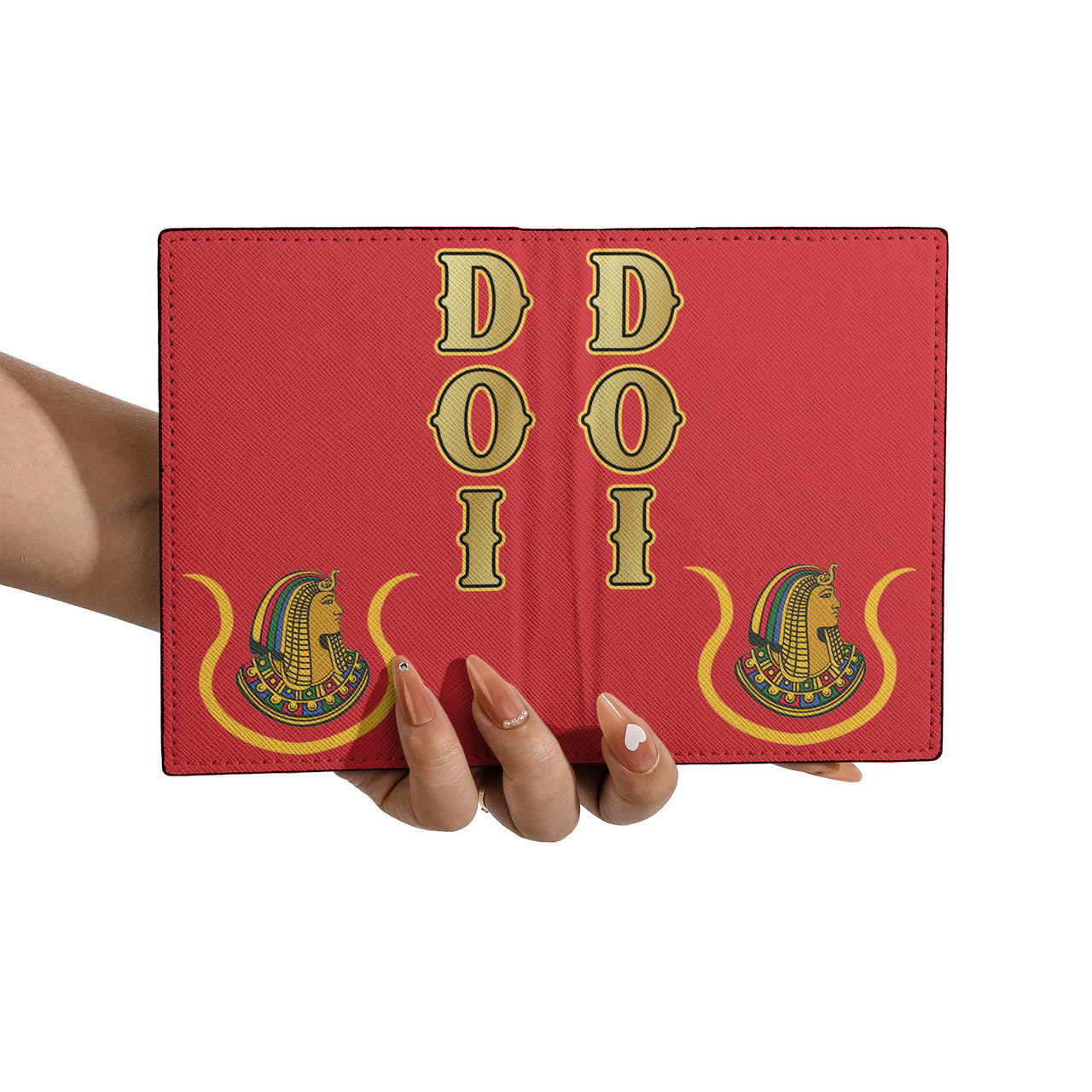 Multi-color Shriner Daughters Ancient Egypt Passport Holder - FUKAMASONIC