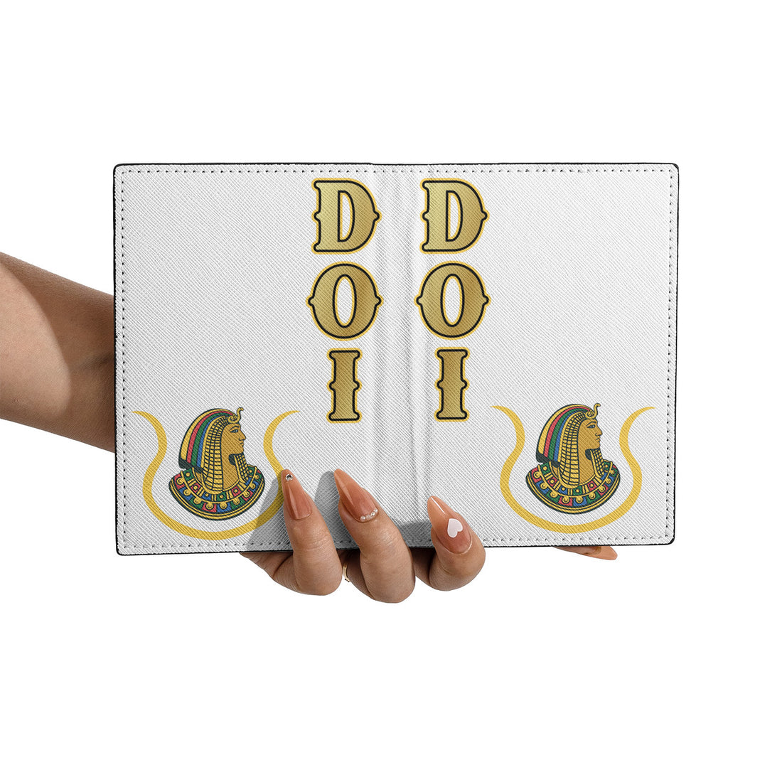 Multi-color Shriner Daughters of Isis Ancient Egypt Passport Holder