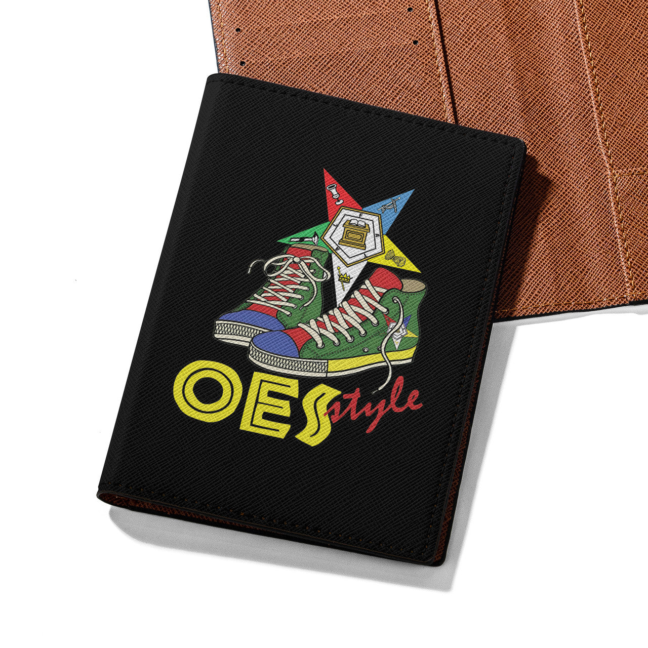 OES Style Order Of The Eastern Star A.F.&A.M. Passport Holder - FUKAMASONIC