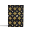 Golden Caro Pattern Shrines Noble Of Mystic Shrine Passport Holder - FUKAMASONIC