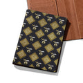 Golden Caro Pattern Shrines Noble Of Mystic Shrine Passport Holder - FUKAMASONIC