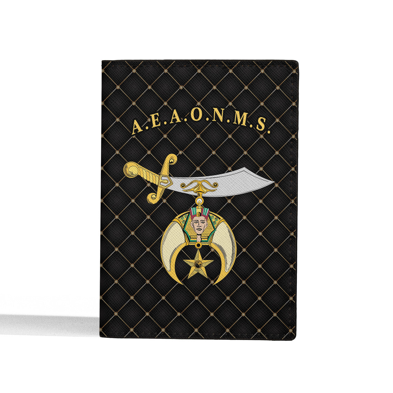 Ancient Egypt Nobles Mystic Shriners Passport Holder - FUKAMASONIC