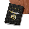Ancient Egypt Nobles Mystic Shriners Passport Holder - FUKAMASONIC