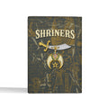 Noble Of Mystic Shriners Ancient Egypt Pattern Passport Holder - FUKAMASONIC