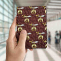 Noble of Mystic Shrine Shriners Leather Pattern Passport Holder - FUKAMASONIC
