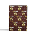 Noble of Mystic Shrine Shriners Leather Pattern Passport Holder - FUKAMASONIC