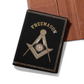 Aesthetic Freemason Masonic Grunge Passport Holder - FUKAMASONIC