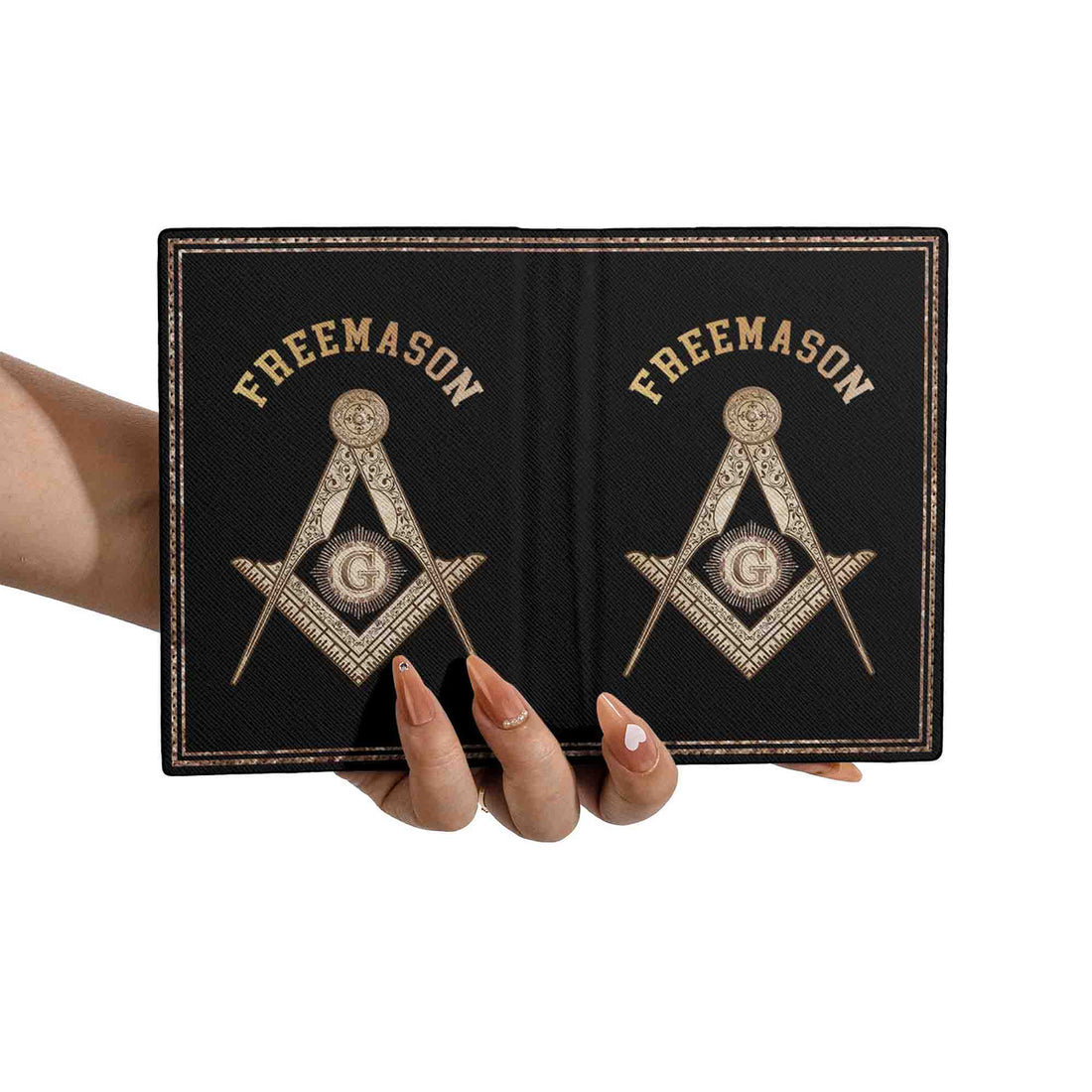 Aesthetic Freemason Masonic Grunge Passport Holder