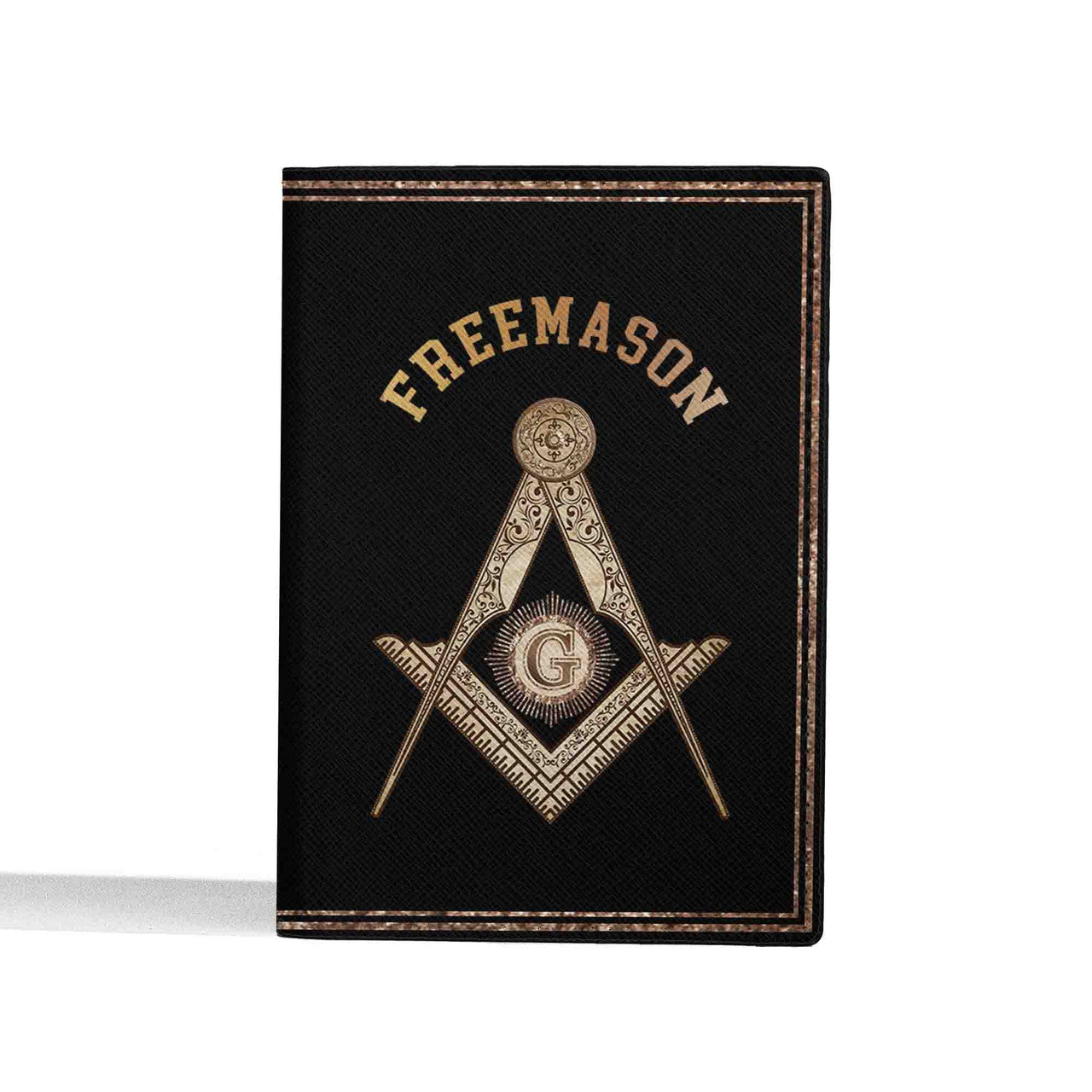Aesthetic Freemason Masonic Grunge Passport Holder - FUKAMASONIC