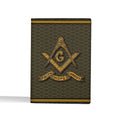 Masonry Faith Hope Charity Freemason Passport Holder - FUKAMASONIC
