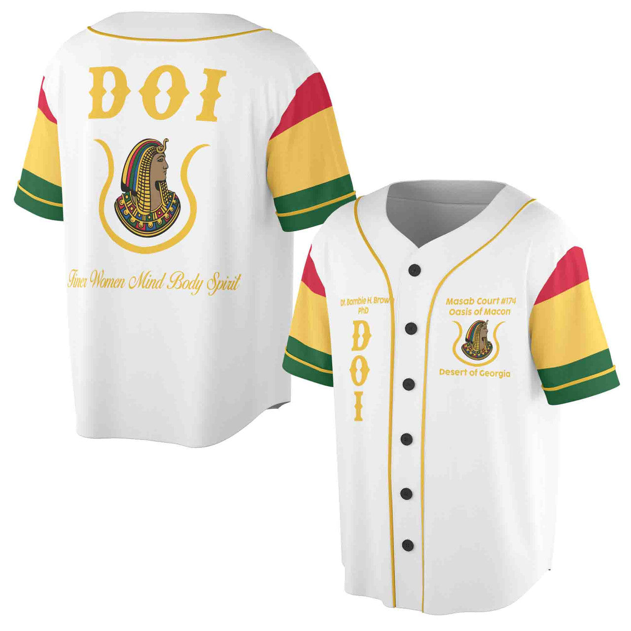 Custom Name Court Name Daughters Ancient Egypt Unisex Baseball Jersey S-5XL - FUKAMASONIC