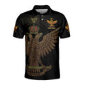 Custom Scottish Rite 33 Degree Eagle Wings Up Masonic Men's Polo Shirt S-5XL - FUKAMASONIC