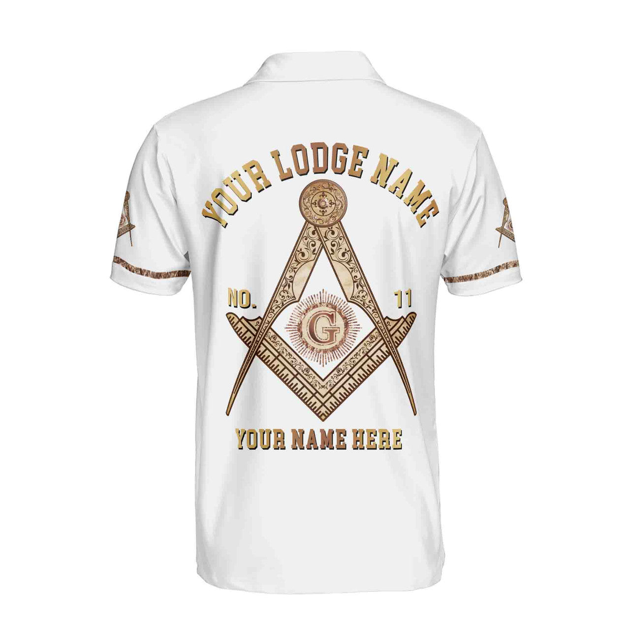 Customize Name, Lodge Name and Number Mason Freemasonry 3D All Over Print Polo Shirt Size S-5XL - FUKAMASONIC