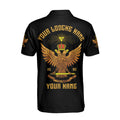 Custom Scottish Rite 33 Degree Eagle Wings Up Masonic Men's Polo Shirt S-5XL - FUKAMASONIC