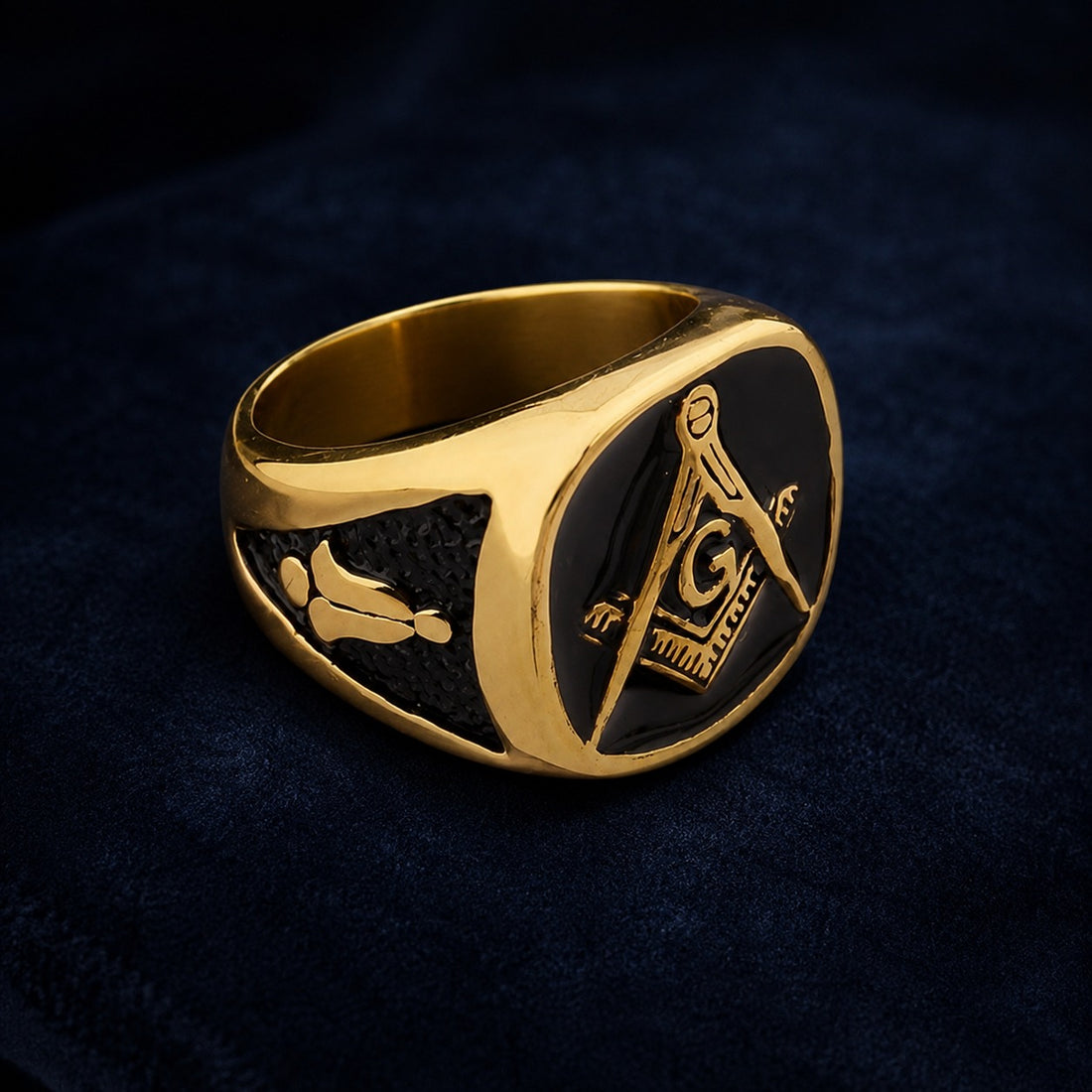 Freemason Master Mason Basic Stainless Steel Rings