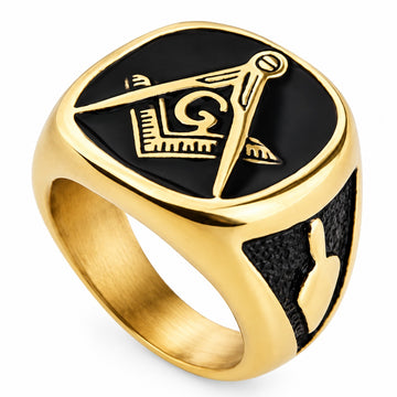 Freemason Master Mason Basic Stainless Steel Rings