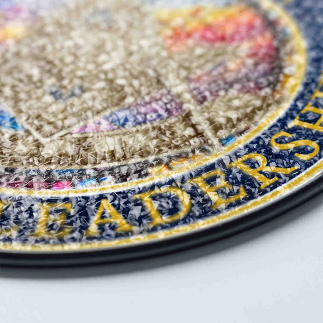 Past Master Mosaic Sky Masonic Colorful Stained Glass Suncatcher