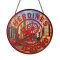 Heroines of Jericho Street Symbol Sand Red Stained Glass Gift