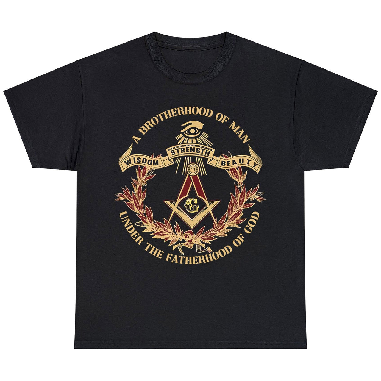 A Brotherhood of Man Masonic Freemasonary Unisex T-shirt S-5XL