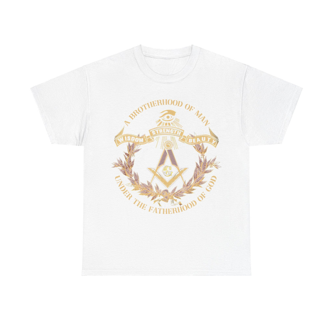 A Brotherhood of Man Masonic Freemasonary Unisex T-shirt S-5XL - FUKAMASONIC