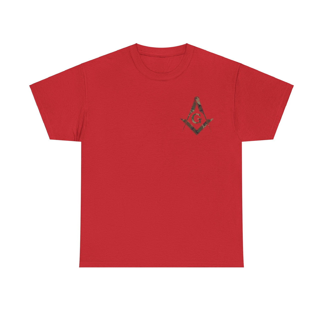 Masonic Camo Square and Compass, Freemason Unisex T-Shirt S-5XL - FUKAMASONIC