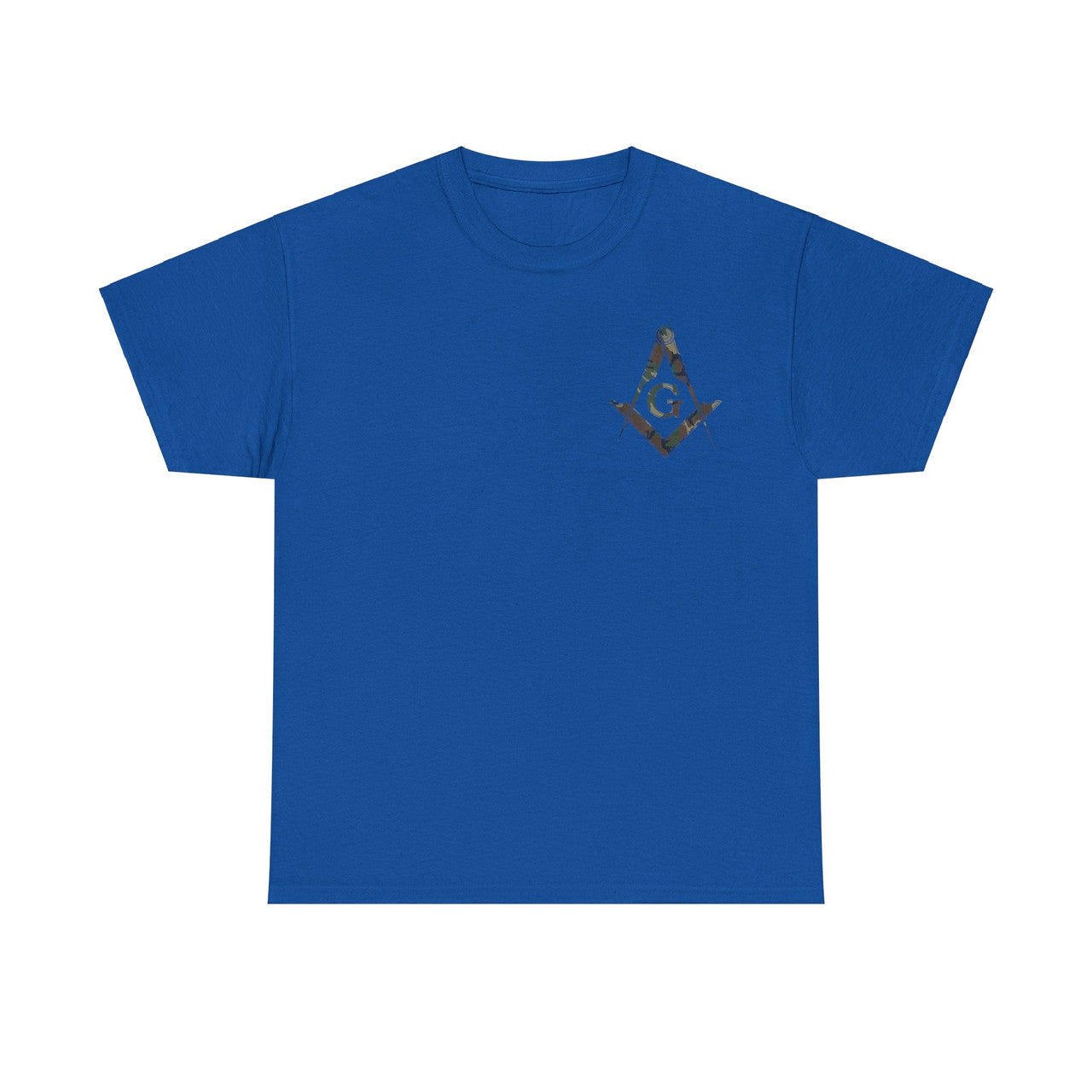 Masonic Camo Square and Compass, Freemason Unisex T-Shirt S-5XL - FUKAMASONIC