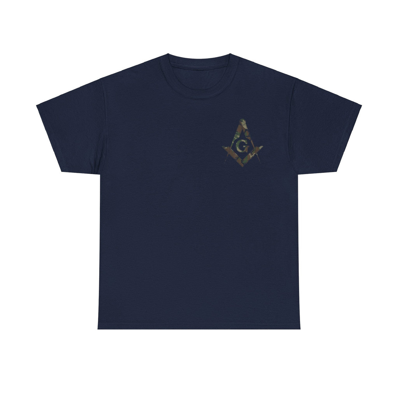 Masonic Camo Square and Compass, Freemason Unisex T-Shirt S-5XL - FUKAMASONIC