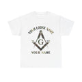 Custom Name Lodge Number Masonic Camo Square and Compass, Freemason Unisex T-Shirt S-5XL - FUKAMASONIC