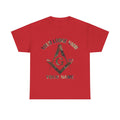 Custom Name Lodge Number Masonic Camo Square and Compass, Freemason Unisex T-Shirt S-5XL - FUKAMASONIC