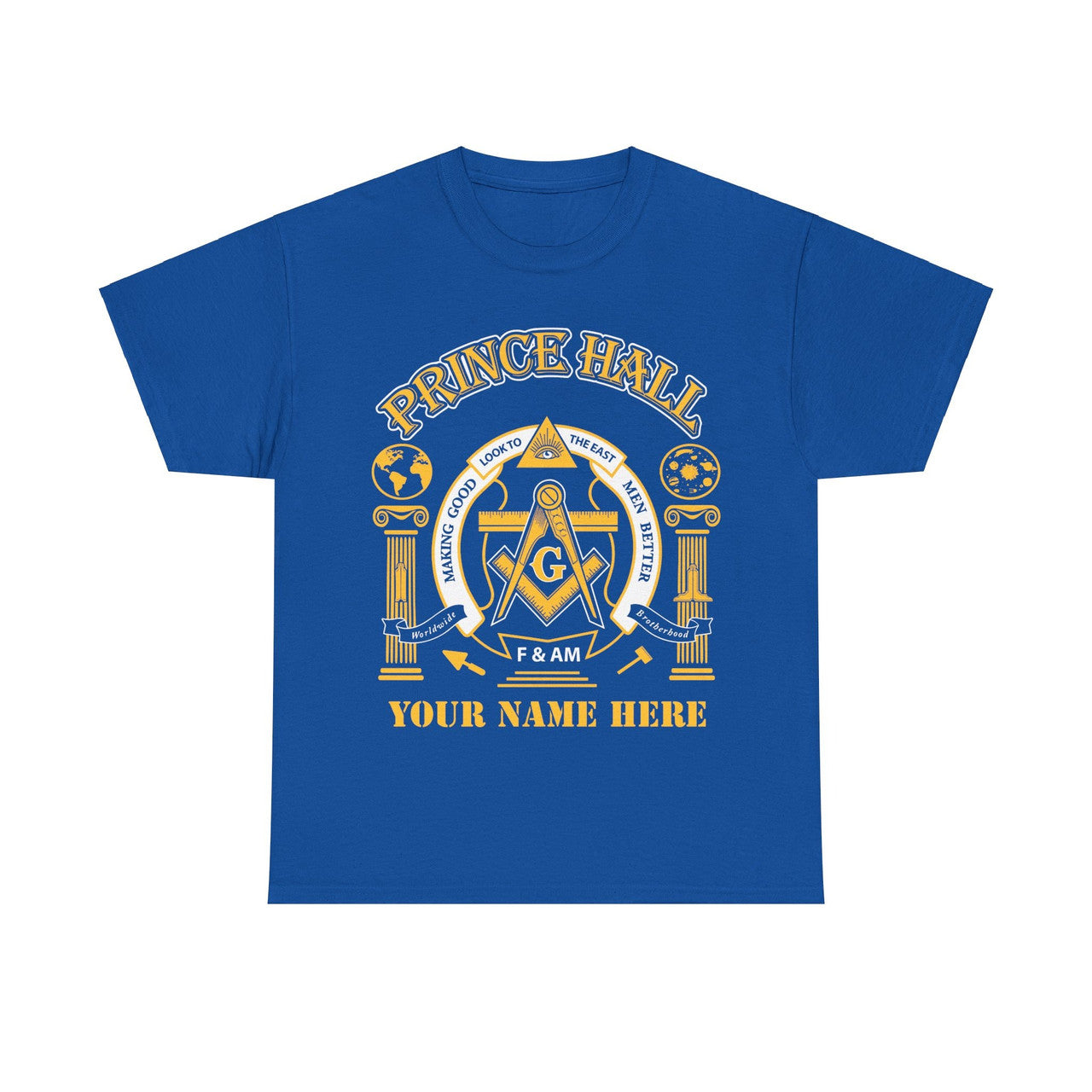 Custom Name Greats Mason Masonic Prince Hall Masons Unisex T-Shirt - FUKAMASONIC