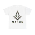 Masonic Camo Square and Compass, Mason Freemason Unisex T-Shirt S-5XL - FUKAMASONIC
