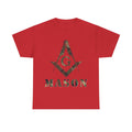 Masonic Camo Square and Compass, Mason Freemason Unisex T-Shirt S-5XL - FUKAMASONIC