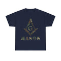 Masonic Camo Square and Compass, Mason Freemason Unisex T-Shirt S-5XL - FUKAMASONIC